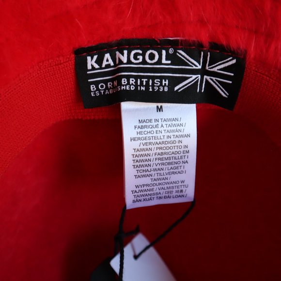 NWT Kangol Furgora Casual Scarlet Red Unisex Bucket Hat, Size Medium - Picture 8 of 10